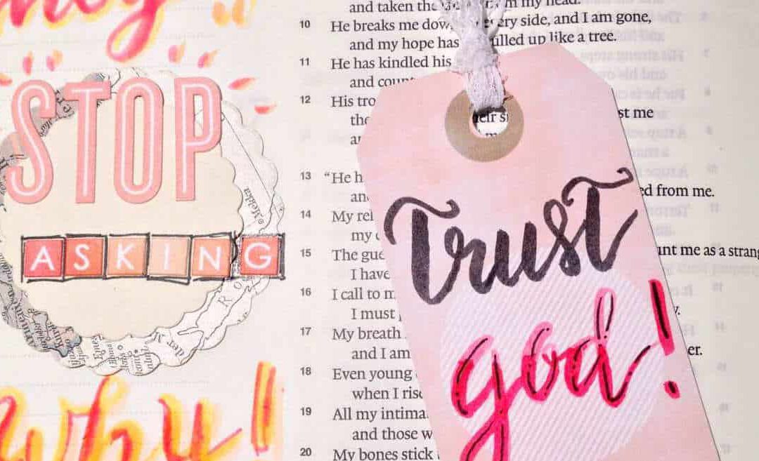 Bible Art Journaling zu "Hiob der Glaubensheld"